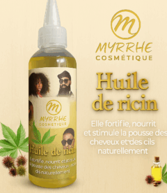 Huile de Ricin 100% Pure & Naturelle